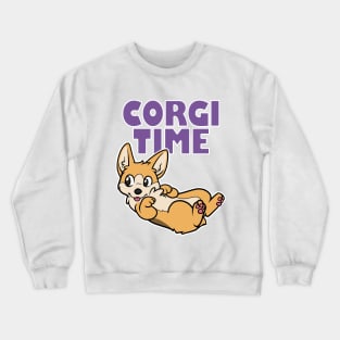 Corgi Time! Crewneck Sweatshirt